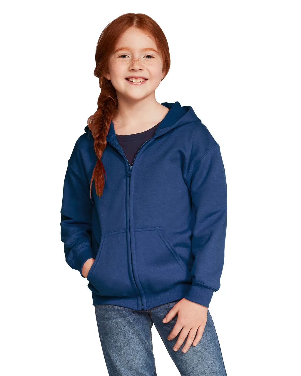 Gildan® 18600B Youth Full Zip Hooded Sweatshirt