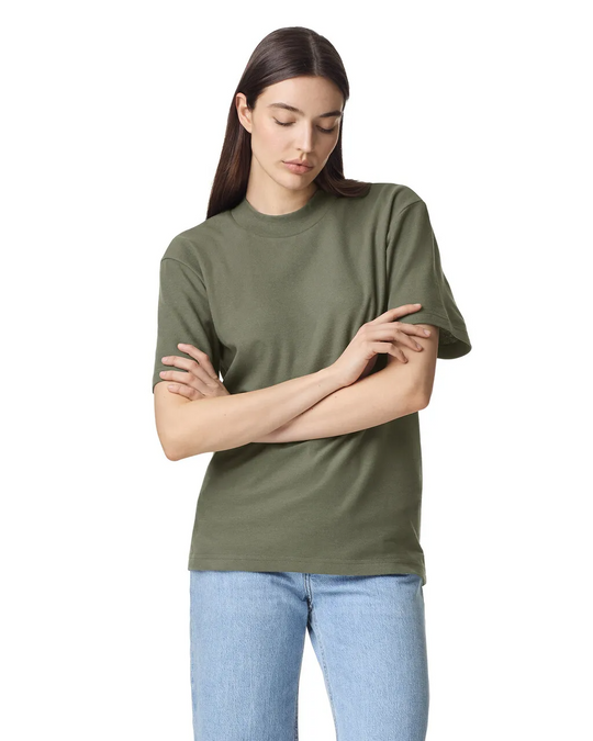 Pique Unisex Mockneck T-Shirt  PQ