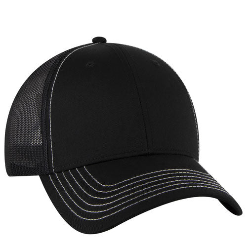 OTTO CAP 6 Panel Low Profile Mesh Back Trucker Hat
