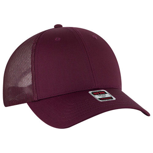 OTTO CAP 6 Panel Low Profile Mesh Back Trucker Hat