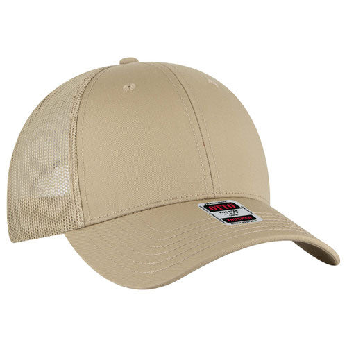 OTTO CAP 6 Panel Low Profile Mesh Back Trucker Hat